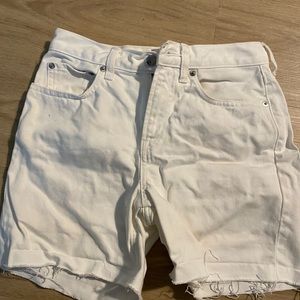 Everlane white jean shorts size 24 00